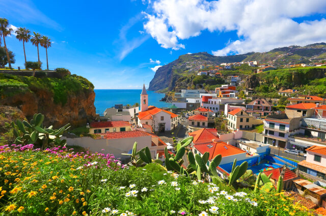 Rybářská osada Camara de Lobos, Madeira