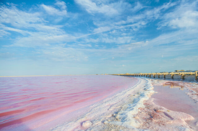 Růžové jezero, Senegal