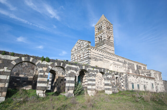 Santissima Trinitá di Saccargia, Sardinie, Itálie