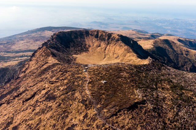 Sopka Hallasan, Ostrov Čedžu, Korea