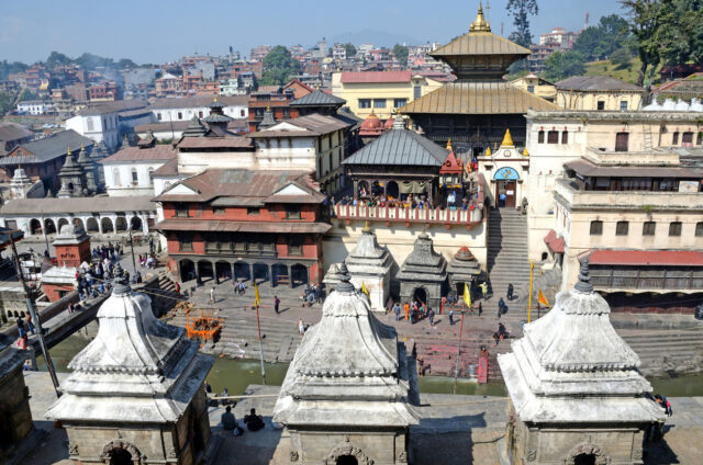 Spalování mrtvých, Pašupatináth, Nepál