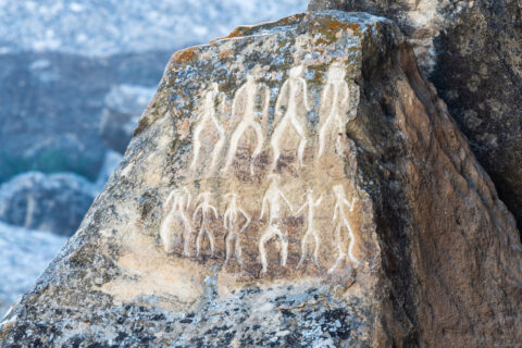 Starověké petroglyfy, Gobustán, Ázerbájdžán