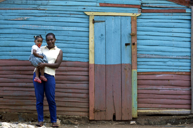 Tradiční dřevěný domek, Las Terrenas, Dom. repub.