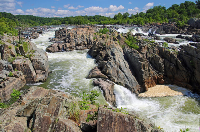 Velké vodopády na řece Potomac, USA