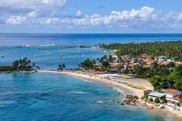 Vesnička Morro de Sao Paulo, Brazílie