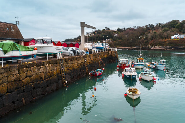 Vesnička a přístav Rozel Bay