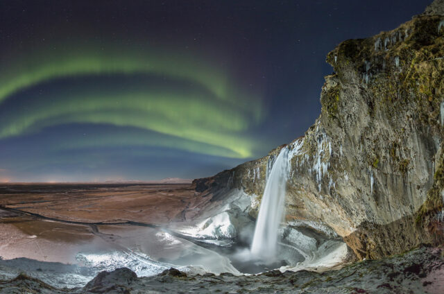 Vodopád Seljalandsfoss, Island