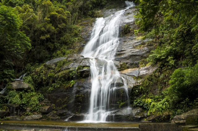 Vodopád v N.P. Tijuca, Rio De Janeiro, Brazílie