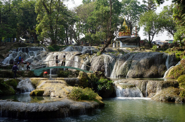 Vodopády Pwe Kauk, Pyin U Lwin, Barma