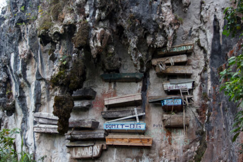 Zavěšené rakve, Sagada, Filipíny