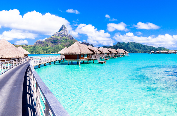 Resort na Bora Bora, Francouzská Polynésie