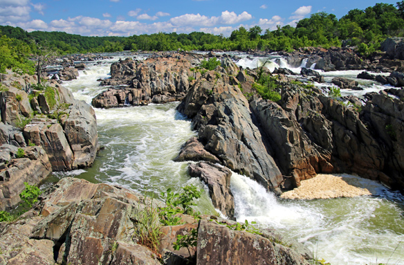 Velké vodopády na řece Potomac, USA