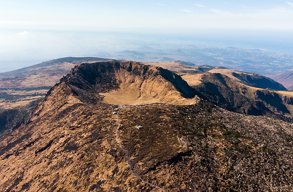 Sopka Hallasan, Ostrov Čedžu, Korea