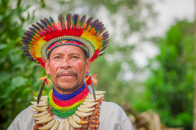 Šaman kmene Siona, Ekvádor