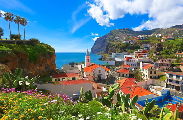 Rybářská osada Camara de Lobos, Madeira