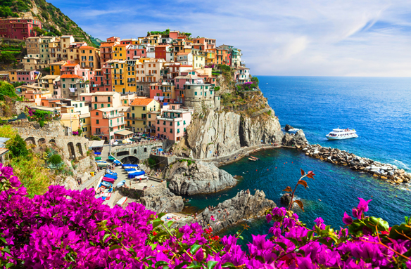 Vesnička Manarola, Itálie