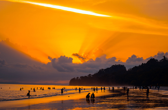 Pláž Radhanagar na Andamanech