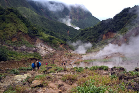 Boiling lake, Desolation Valley, Dominika