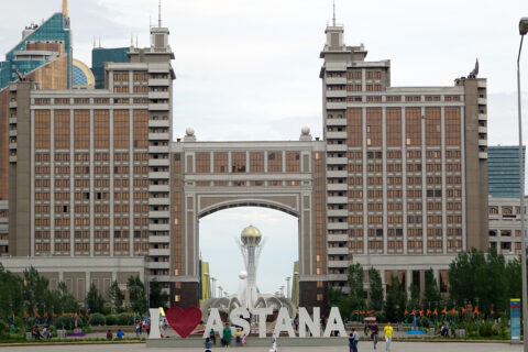 Budova plynárenské společnosti, Astana, Kazachstán