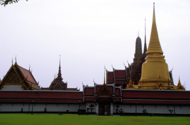 Chrám Wat Phra Kaew, Grand Palace, Bangkok, Thajsko