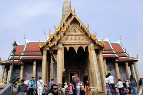 Chrám smaragdového Buddhy, Grand Palace, Bangkok, Thajsko