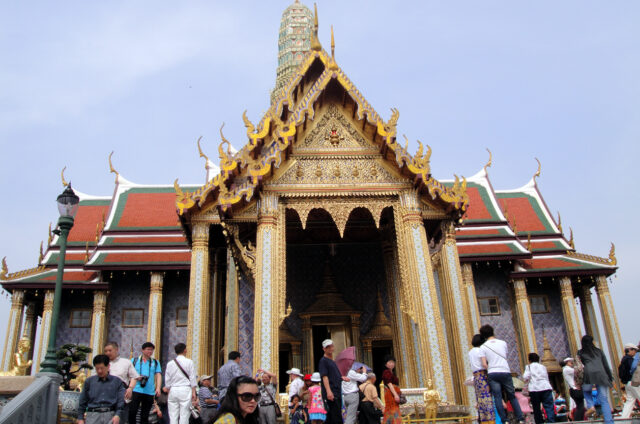 Chrám smaragdového Buddhy, Grand Palace, Bangkok, Thajsko