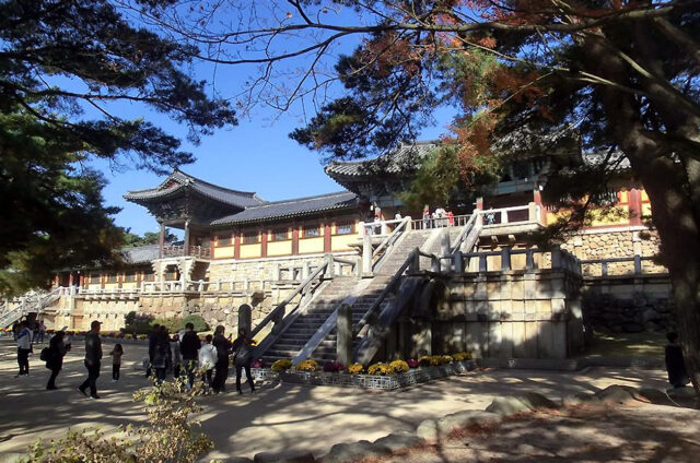 Chrámy v areálu Kjongdžu, Korea