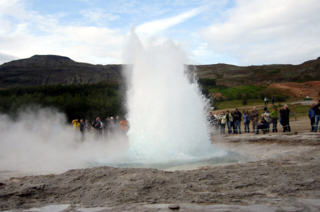 Gejzír Strokkur, Island