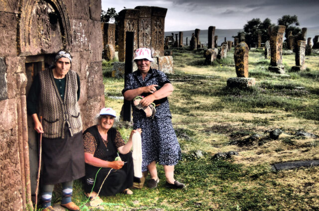 Hřbitov s kačkarovými kříži, Noratus, Arménie