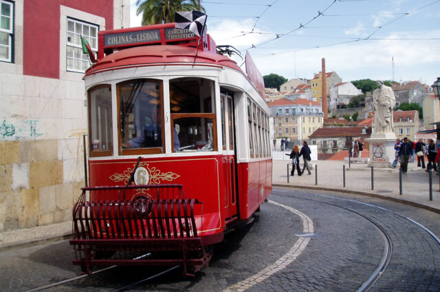 Ikonická tramvaj, Lisabon