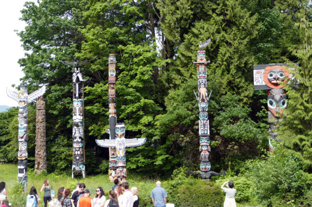 Indiánské totemy, Britská Kolumbie