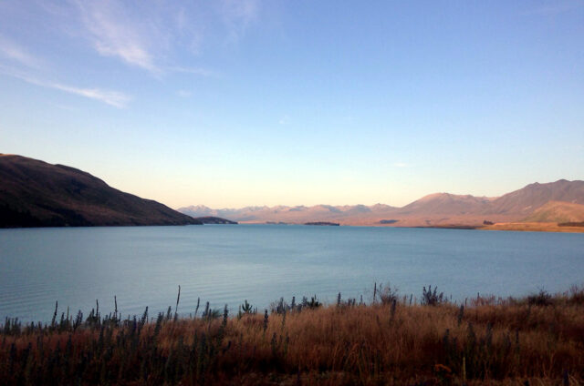 Jezero Tekapo, Jižní ostrov, Nový Zéland