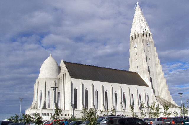 Katedrála Hallgrimskirkja, Reykjavík, Island