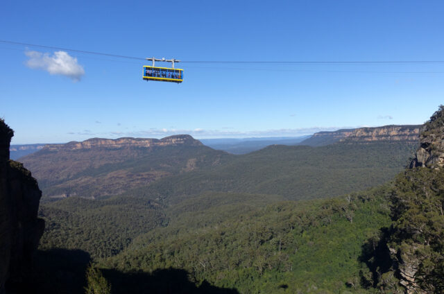 Katoomba, Modré hory, NSW, Austrálie
