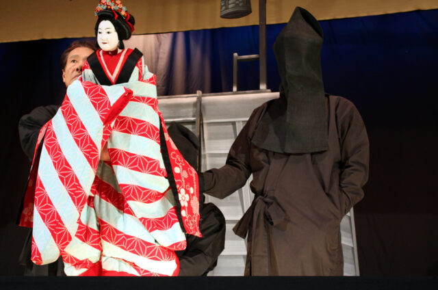 Kjóto, bunraku v Gion´s Corner, Japonsko