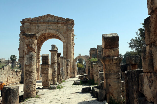 Kolonáda abrána, Týr, Libanon