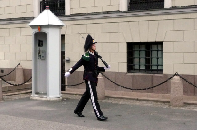 Královská stráž, Oslo, Norsko