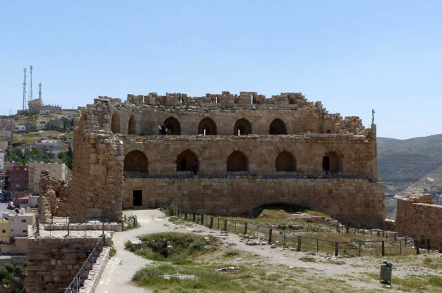 Křižácký hrad Kerak, Jordánsko