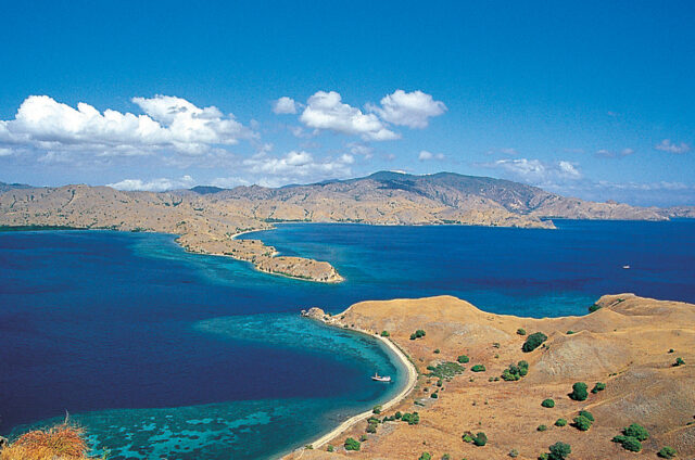 Malý ostrov Rinca, Indonésie