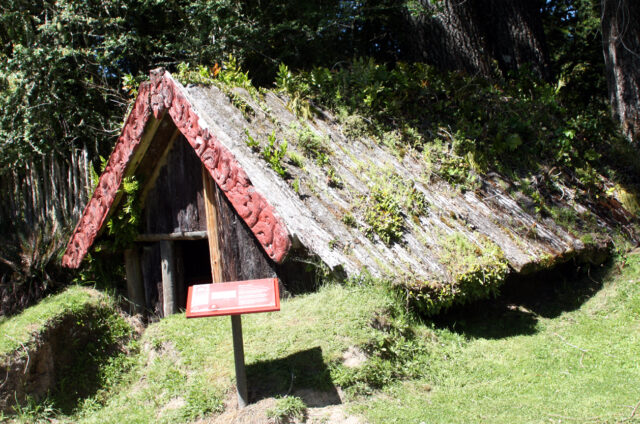 Maorská ves Te Wairoa, Nový Zéland