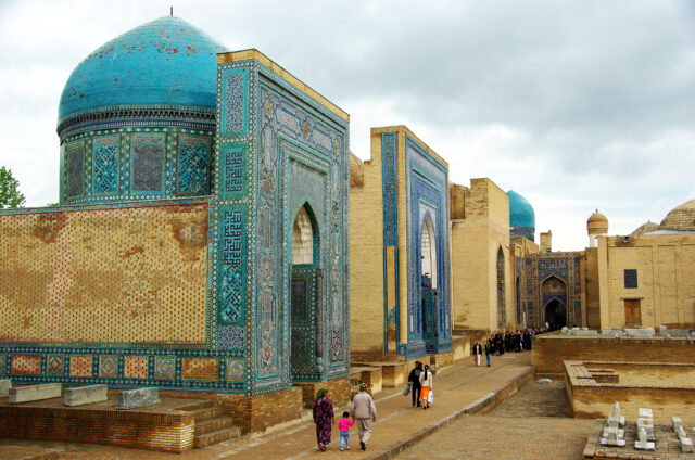 Mauzolea Sahi Zinda, Samarkand, Uzbekistán