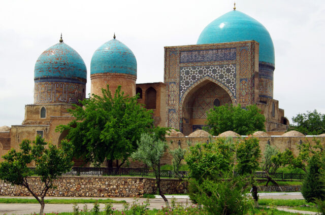 Mešita Kok Gumbaz, Šahrisabz, Uzbekistán