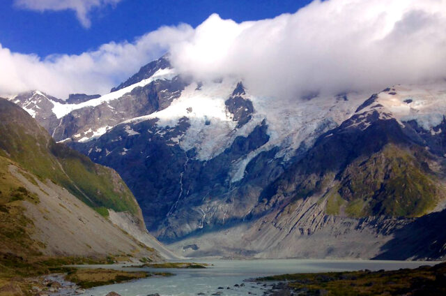 Mount Cook, Jižní ostrov, Nový Zéland