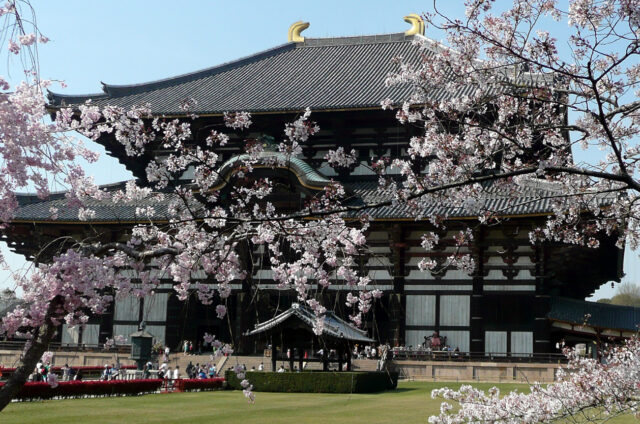 Nara, chrám Tódaidži, Japonsko