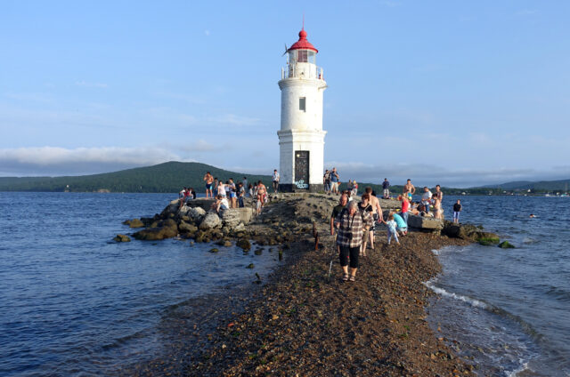 Nejjižnější maják Egersheld, Vladivostok, Rusko