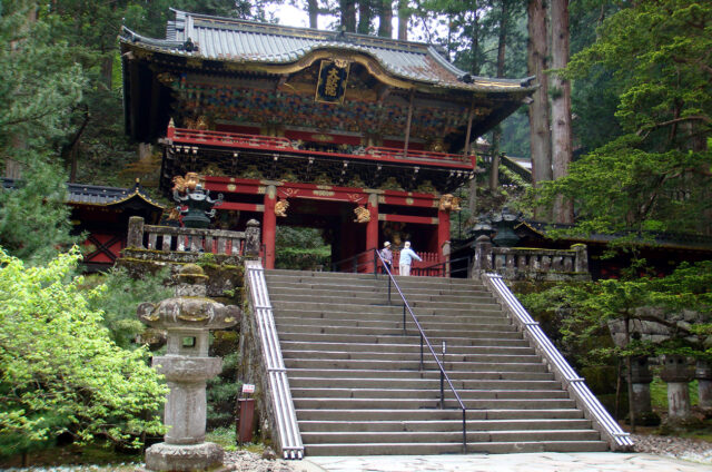 Nikkó, šintoistická svatyně Tóšógú, Japonsko