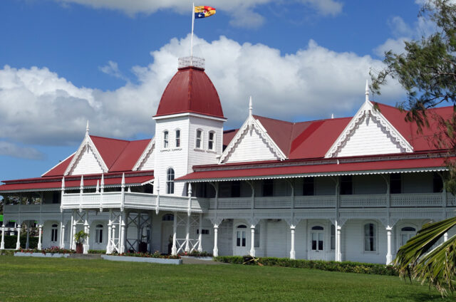 Nuku´alofa, královský palác, Tongatapu, Tonga