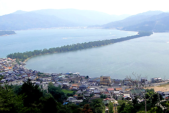 Písečná kosa Amanohašidate, Japonsko