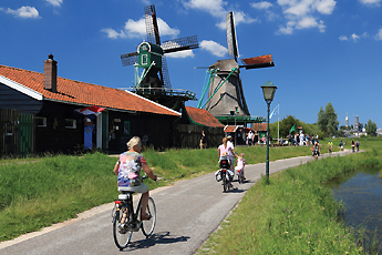 Skanzen mlýnů, Zaanse Schans, Holandsko