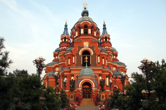 Ortodoxní kostel, Irkutsk, Rusko